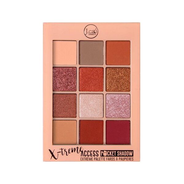 J.CAT BEAUTY_X-Treme Access Pocket Shadow paleta cieni do oczu 101 Red Carpet Premiere 10g