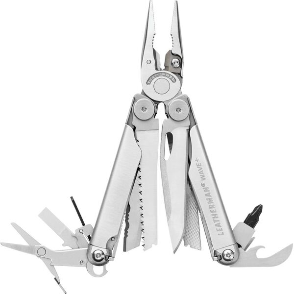 Leatherman Multitool Leatherman Wave Plus - 18 narzędzi, dł. 100mm (832524)
