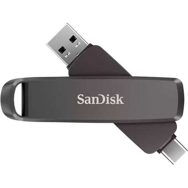 SanDisk SDDDE1-2T00-G46 pamięć USB 2 TB USB Type-A / USB Type-C 3.2 Gen 2 (3.1 Gen 2) Czarny