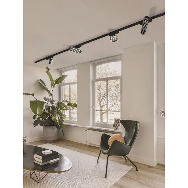 Azzardo Neo AZ5122 σποτ για μονοφασικό σύστημα ράγας Neo 12W LED 3000-6700K μαύρο