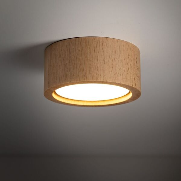 Φωτιστικό οροφής TK Lighting Eve 10123 spot 1x11W GX53 ξύλινο