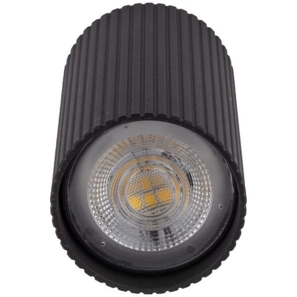 TK Lighting Tune 10022 πλαφονιέρα λάμπα οροφής σποτ 1x10W GU10 μαύρο