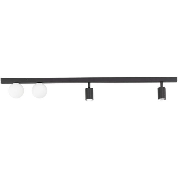 TKKRYWULT Φωτιστικό οροφής Vox 10002 2x10W GU10 2x6W G9 μαύρο/λευκό