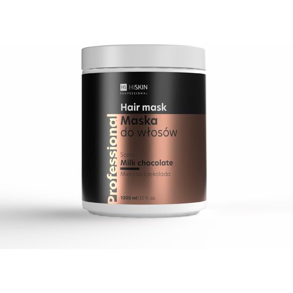 Μάσκα μαλλιών HISKIN PROFESSIONAL - γάλακτος σοκολάτα 1000 ml