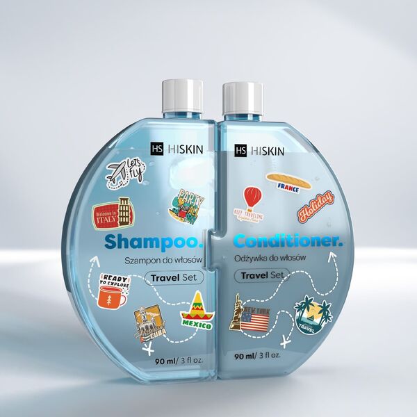 HISKIN Puzzle Hair Σαμπουάν μαλλιών + Μαλακτικό μαλλιών 2 x 90 ml