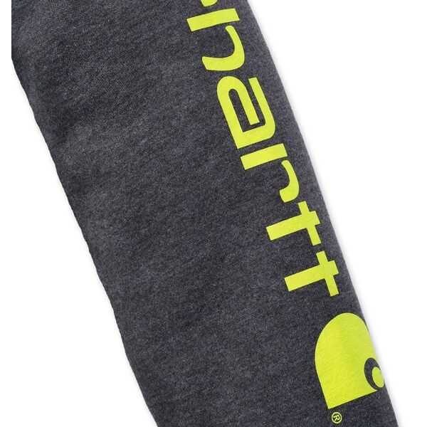 Φούτερ Carhartt Mid Signature Sleeve Logo Carbon