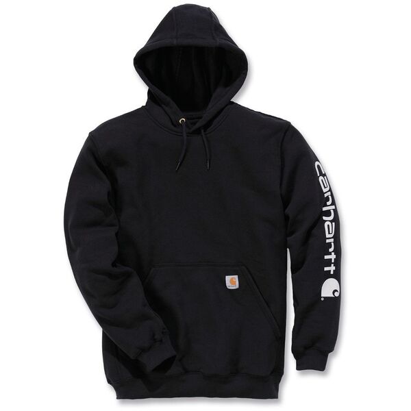 Φούτερ Carhartt Mid Signature Sleeve Logo Μαύρο