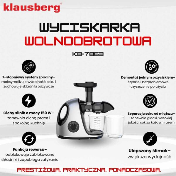 ΑΠΟΧΥΜΩΤΗΣ ΑΡΓΗΣ ΠΙΕΣΗΣ KLAUSBERG KB-7863