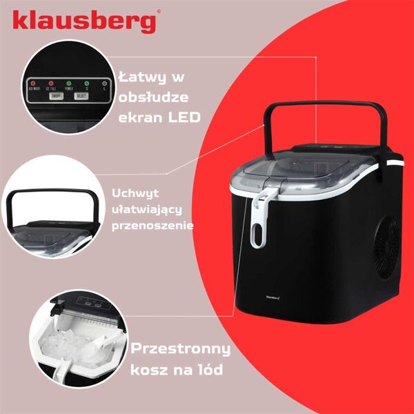 ΑΥΤΟΜΑΤΟΣ ΠΑΓΟΚΟΦΤΗΣ 1,2L 100W KLAUSBERG KB-7882