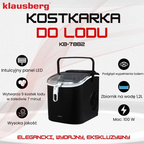 ΑΥΤΟΜΑΤΟΣ ΠΑΓΟΚΟΦΤΗΣ 1,2L 100W KLAUSBERG KB-7882