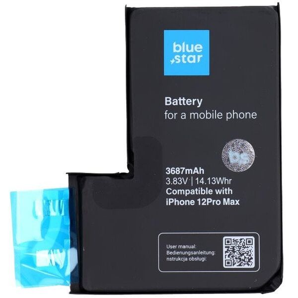 Μπαταρία BLUE STAR HQ χωρίς BMS για IPHONE 12 PRO MAX 3687 mAh