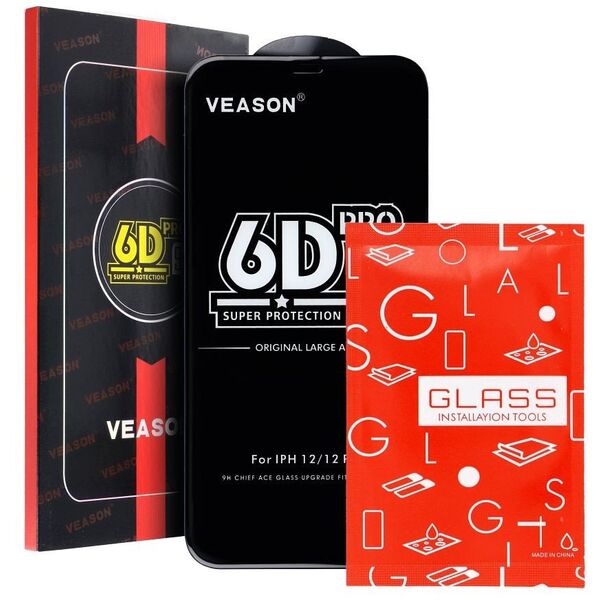 Tempered Glass 6D Pro Veason Glass - για Xiaomi 12T / 12T Pro μαύρο