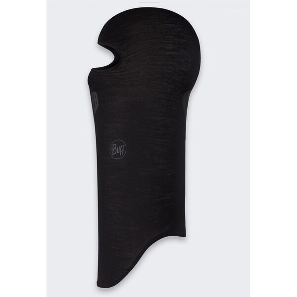 Kominiarka z Wełny Merino Buff Safety SOLID BLACK