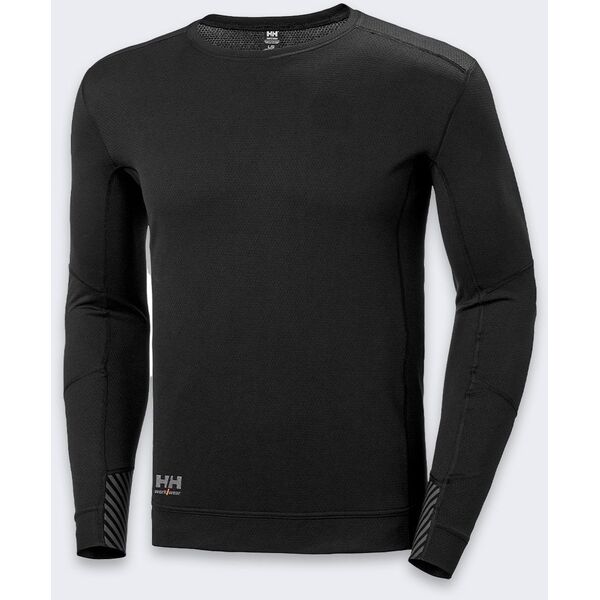 Koszulka Termoaktywna Helly Hansen Lifa Black