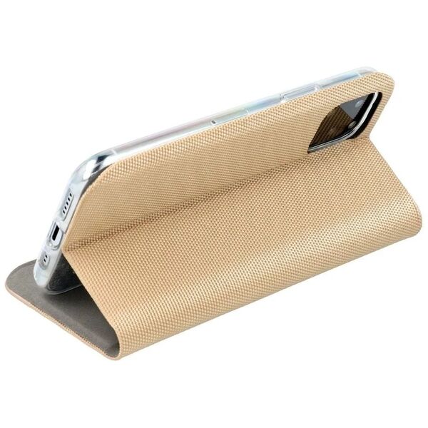 Etui Kabura SENSITIVE Book do Xiaomi Redmi Note 14 Pro Złoty Stand 360