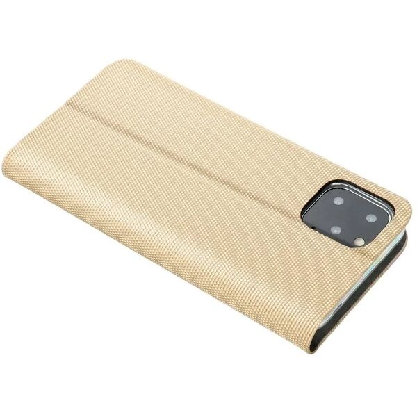 Etui Kabura SENSITIVE Book do Xiaomi Redmi Note 14 Pro Złoty Stand 360