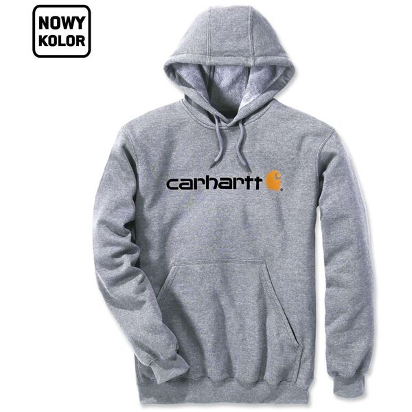 Bluza Carhartt Signature Logo Midweight Grey