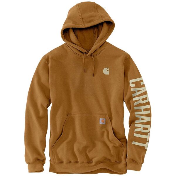 Bluza Carhartt Rain Defender Mid Sleeve Log Brown