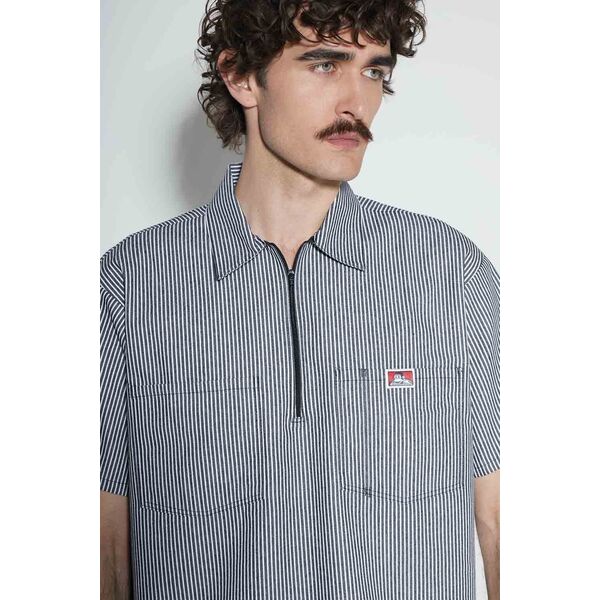 Koszula Ben Davis Stripe 12 ZIP Black Stripe