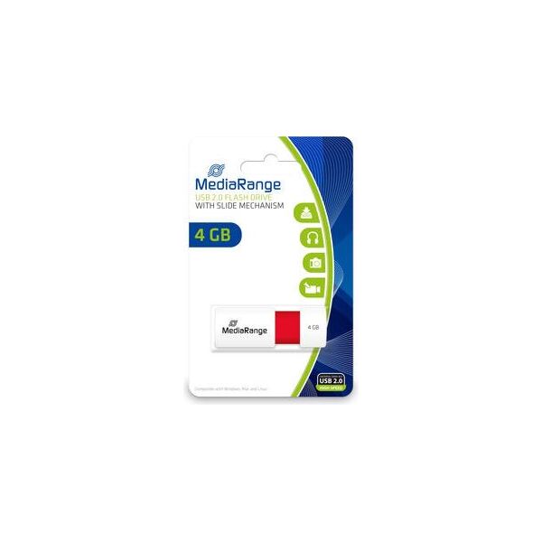 Pendrive MediaRange 4 GB  (MR970)