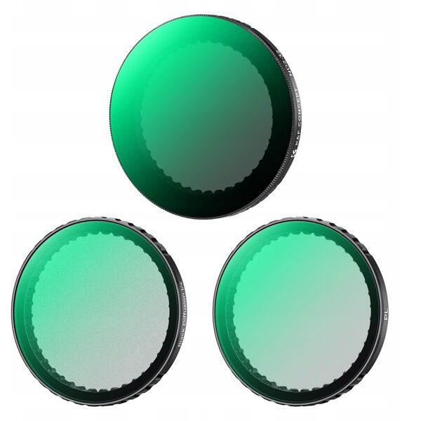 Zestaw Filtrów 3w1 Pl + Nd2-32 + Black Diffusion 1/4 Do Dji Osmo Action 3 4 5 Pro / Sku.2360