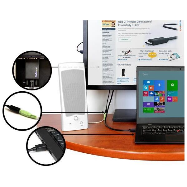 Kabel StarTech DisplayPort - D-Sub (VGA) 3m czarny (DP2VGAAMM3M)