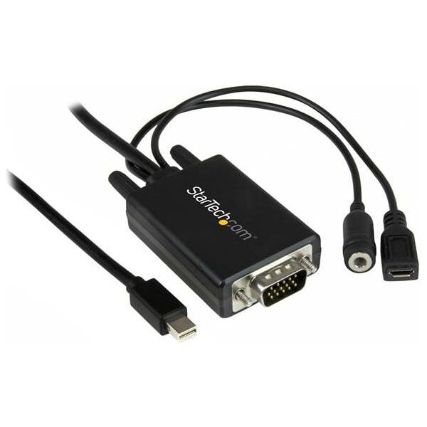 Kabel StarTech DisplayPort - D-Sub (VGA) 3m czarny (DP2VGAAMM3M)