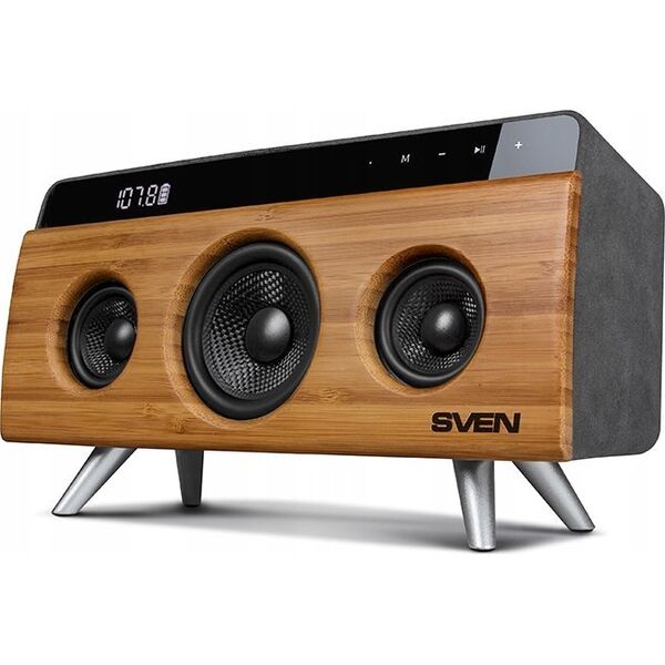 Głośnik Sven SVEN HA-930 30W| LED ekranas| Wired connection possibility| USB support| FM radio| Bluetooth