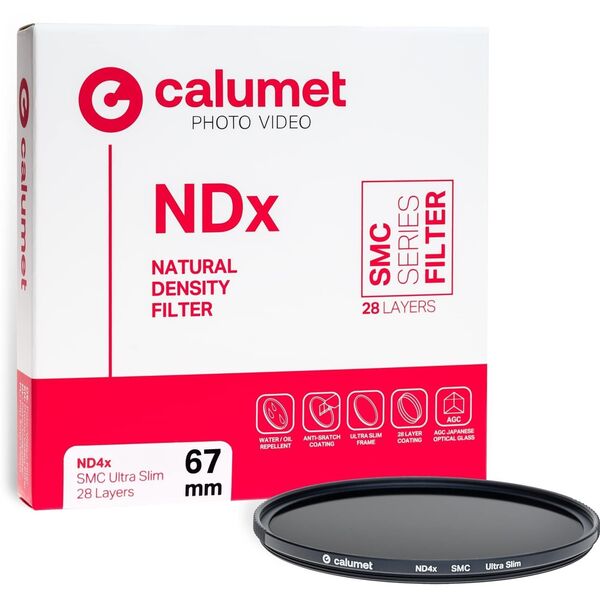 Φίλτρο Calumet Calumet Φίλτρο ND4x SMC 67 mm Ultra Slim 28 Στρώσεις