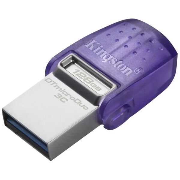 Pendrive Kingston Kingston 128GB DataTraveler microDuo 3C 200MB/s dvigubas USB-A + USB-C, EAN: 740617328165