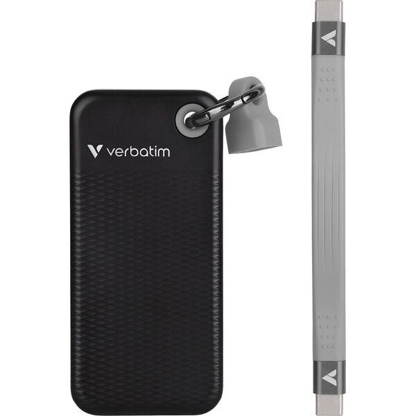 Dysk zewnętrzny SSD Verbatim Pocket 1TB Czarno-szary (32190)