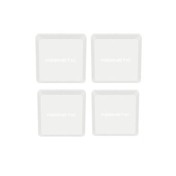 Keenetic Voyager Pro AX1800 Mesh WiFi-6 Router/rozszerzacz/punkt dostępowy, 4 sztuki w zestawie
