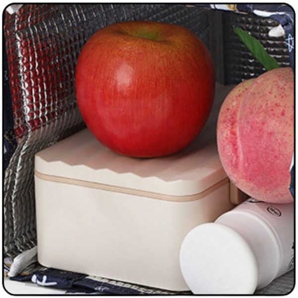 Torba Termiczna Izolacyjna Śniadaniowa Lunch Bag Szara 23cm