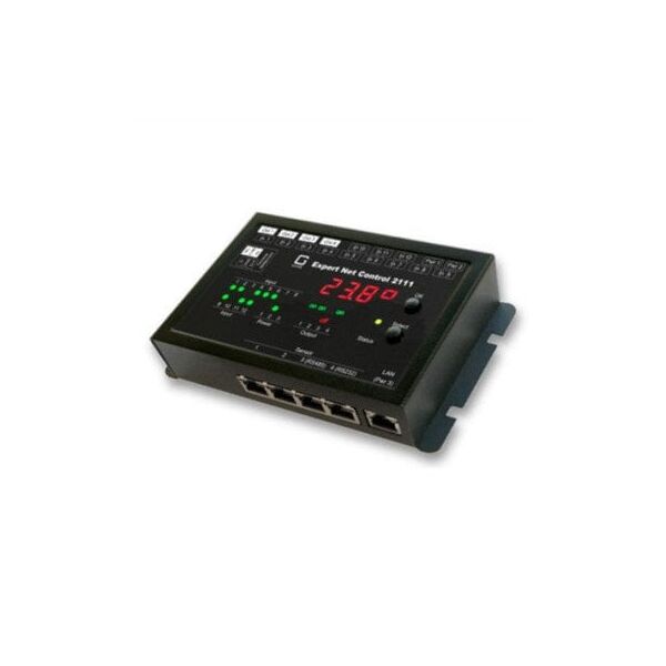 GUDE 2111-2 Expert Netcontrol 4 wyjścia przekaźnikowe, 12 pasywnych wejść sygnałowych TCP/IP, PoE