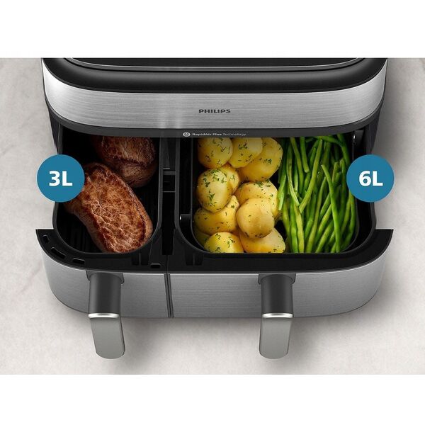Philips 5000 Series NA555/00 Heißluftfritteuse schwarz