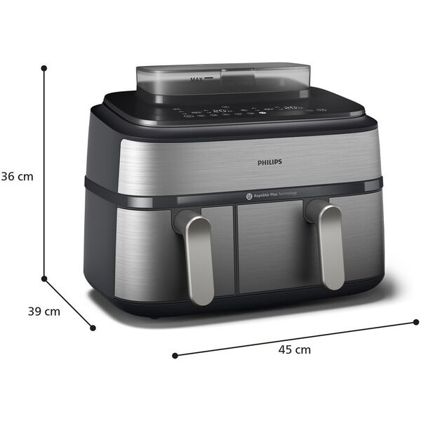 Philips 5000 Series NA555/00 Heißluftfritteuse schwarz