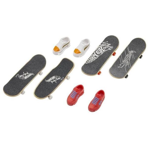 Hot Wheels Skate Fingerboard & Shoe - finger skateboard, 4 pcs.