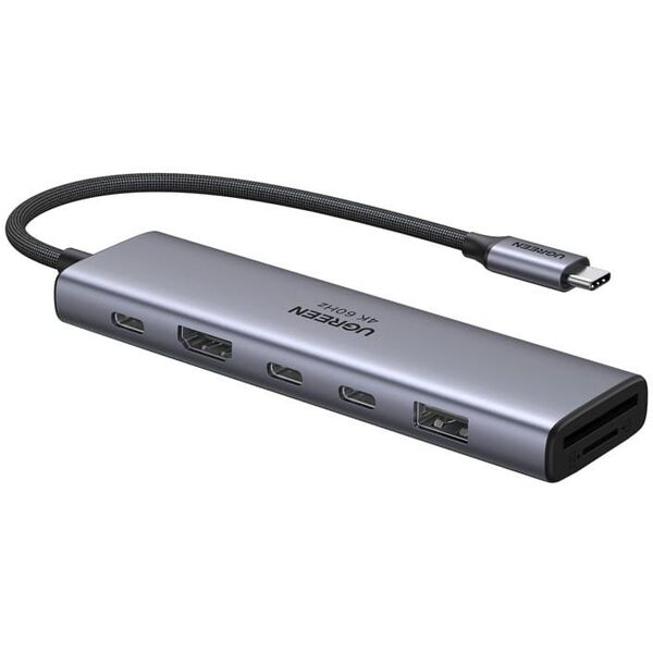 Ugreen REVODOK 7-IN-1 4K@60HZ HDMI DOCK Dokujący Dok Szary