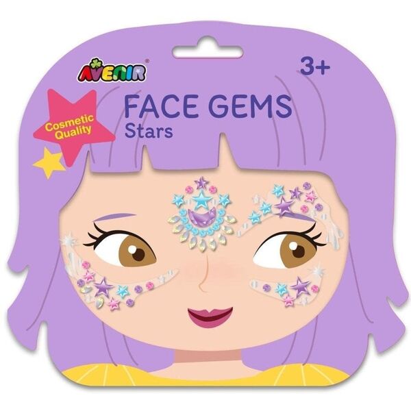 TOY AVENIR FACE GEMS STARS
