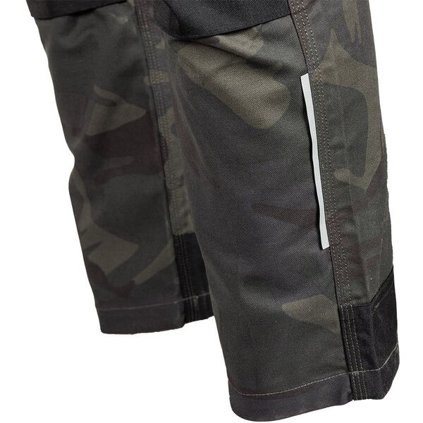 Spodnie robocze Mix&Match, Canvas, wzmocnienia z Cordury, zielone moro, rozmiar M