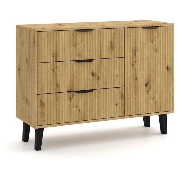 Komoda Scandi 1D3S SLIM DĄB ARTISAN