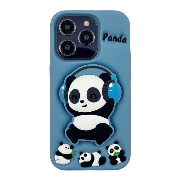 ETUI CASE 3D PANDA Z UCHWYTEM IPHONE 15 standard