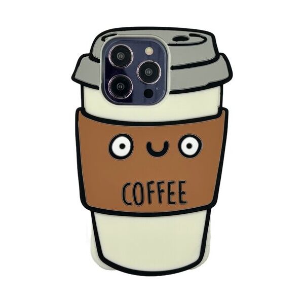 ETUI CASE 3D CAFFFE LATTE IPHONE 13 PRO standard