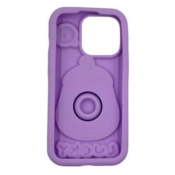 ETUI CASE 3D BAKŁAŻAN Z UCHWYTEM IPHONE 14 PRO standard
