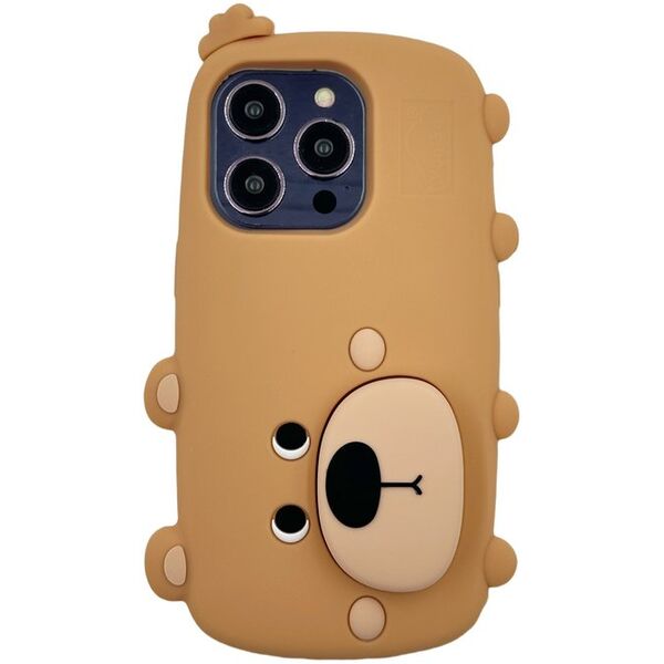 ETUI CASE 3D MIŚ Z PODSTAWKĄ IPHONE 15 standard