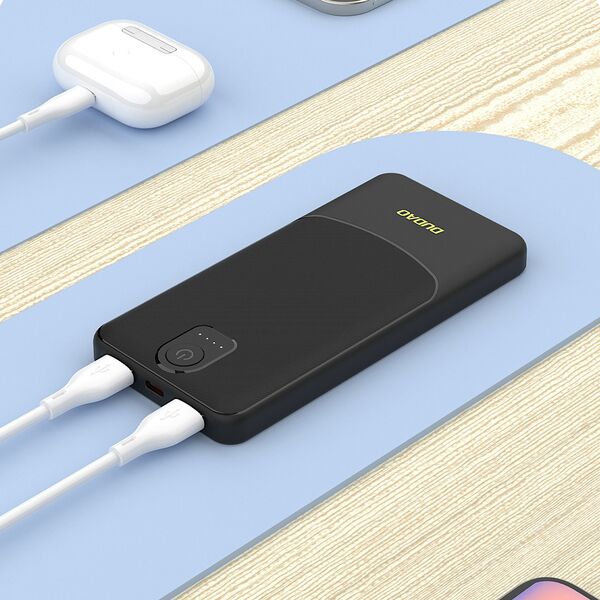 Dudao K10 powerbank 10000mAh 10 Watt Hvid