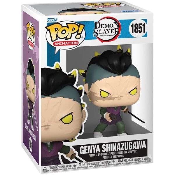 FUNKO POP! Vinyl Figure: Demon Slayer - Genya Shinazugawa (Demon)