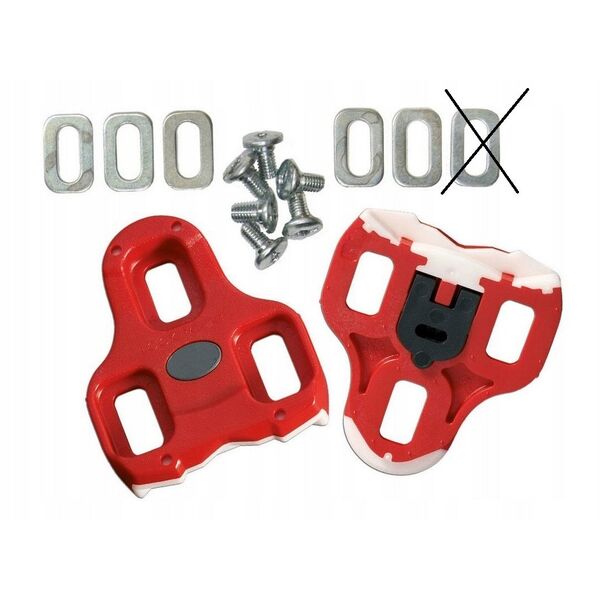 Look Keo cleats for pedals, 9deg