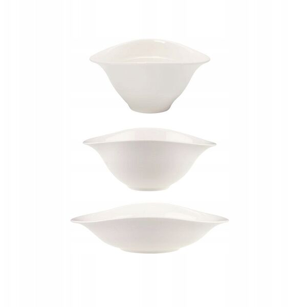 Villeroy & Boch Vapiano trio bowl set, 6 pieces, white