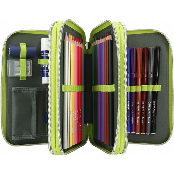 Dino World REFLECTOR - Triple pencil case